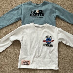 ZARA toddler boy long sleeve shirts (3-4 years)